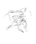 Pro Grade Ferrule Wire Connector Kit With 1000 Pieces For 18 AWG 1.0mm2 Cables Tin Copper Crimp Pins Cord End Terminals Nylon Insulated Heavy Duty Great Conductivity And Easy Installation, white insulated ferrule pins
