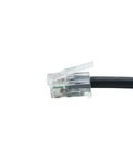 Replacement Handheld Mic Cable For Yaesu Radios Stretchable 24 Inch Mic Cord RJ-11 Connector Detail
