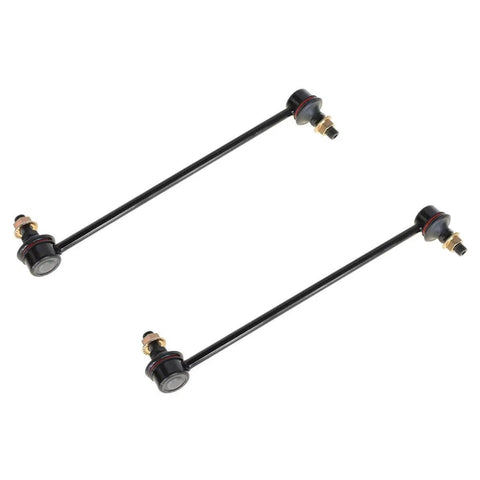 Solid Front Steering And Suspension Kit For Honda 1999 To 2001 With Six Piece Control Arm Ball Joint Sway Bar Link And Tie Rod Package, sway bar links displayed.