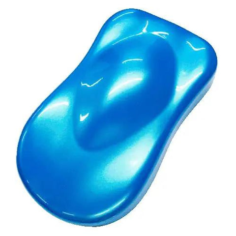 Top Shelf Automotive Basecoat Midcoat Paint Gallon Ready To Roll With Slow Reducer For Slick Blending Clean Showroom Finish Reliable Custom Color Matching in vibrant blue color, smooth finish.