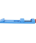 Jiawu Adjustable Circular Saw Base Guide Rail Lightweight Durable ABS Clamp For 4 To 6 Inch Woodworking Precision Cutting Tool Kit Sturdy Electric Power Accessory Job Site Ready Upgrade, blue adjustable clamp base.
