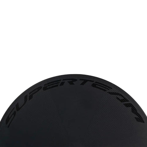 Close-up of Full Carbon Disc Wheel 700C Tubeless Road Rear Wheel Matte Finish 25mm Rim Shimano 8 9 10 11 Speed Compatible
