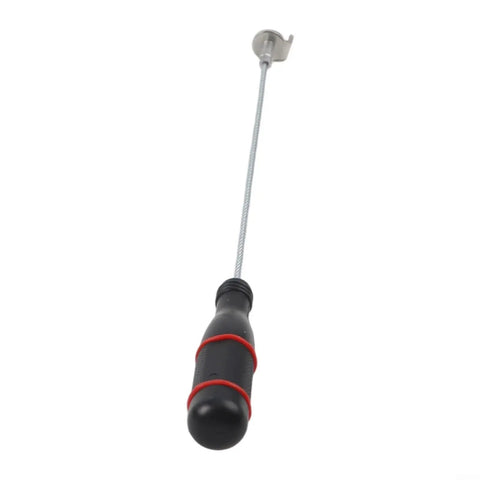 Must-Have Oil Drain Screw Remover Tool Wrench For Hot Oil Pan Removal High Carbon Steel Anti-Scalding Design Heavy Duty Auto Repair Kit Gear, black handle