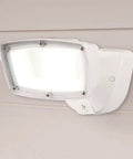 Single Head Outdoor Integrated LED Flood Light With Selectable Color Temperature From 3000K Soft To 5000K Daylight, wall mounted