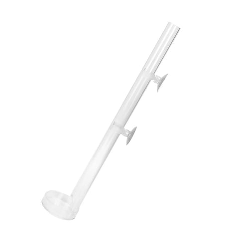 Top Drawer Aquarium Shrimp Feeding Dish And Suction Tube Dead Simple Bottom Long Reach Fish Tank with clear acrylic extension.