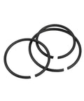 Top Grade 1-50 Pcs M95 Round Wire Snap Rings In Tough 70 Manganese Steel With Black Finish for Shaft Retaining, 4 pieces visible