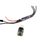 Ultra Compact 40A 2-4S Brushless ESC For RC Cars Planes And Crawlers With 5V 2A BEC, 25V 470uF Capacitor, And ESC Parameter Converter.