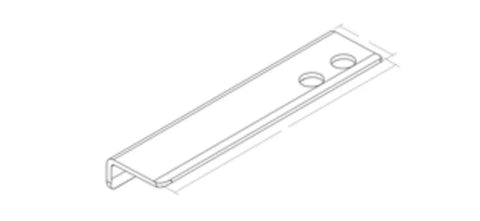 Choreograph 14 Inch Floating Shower Shelf In Bright Polished Silver For Quick Water Drainage Removable With Built In Razor Hanger
