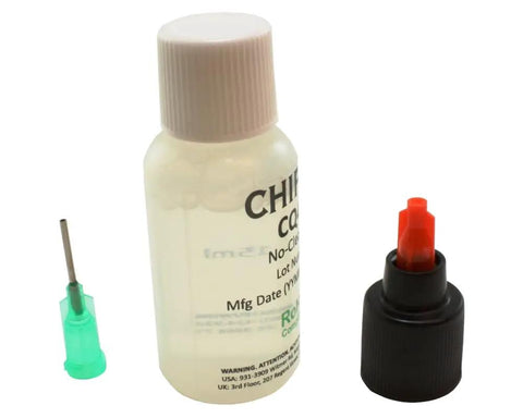Liquid Flux No Clean For Soldering Electronics In A 15 Milliliter Squeeze Bottle With Tip, components shown separately.