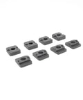 Heavy Duty Nylon Miter Table Slide Replacement Kit Built Tough For Your Shop With Smart 3D Printed Rollers Smoothing Out Every Cut For That Sweet Saw Glide, set of 10 black nylon sliders.