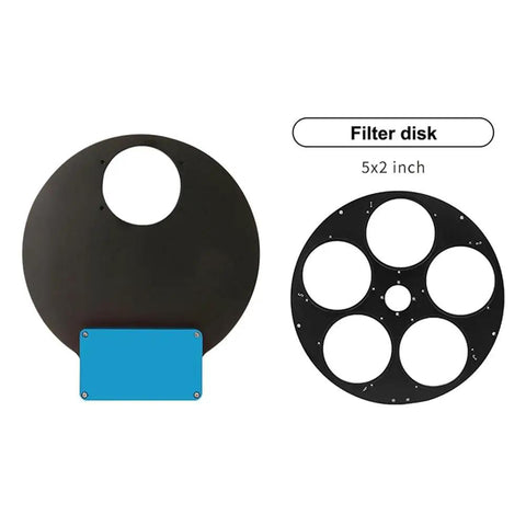 Electric Filter Wheel For Deep Space Astronomy Telescope Imaging With Mono Camera, 5x2 inch filter disk options