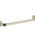Polished nickel bar wall mount faucet, 18 inch, extends 3-3/8 inch from wall; DIY friendly for tile, masonry, drywall surfaces