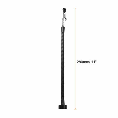 Two Pack Soldering Helping Hands Third Hand Clamp Stand with flexible gooseneck arm and rotatable alligator clip detail