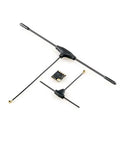 ExpressLRS ES900TX Module And ES900RX Receiver Combo Kit 915MHz for FPV RC Drones components displayed on a white surface