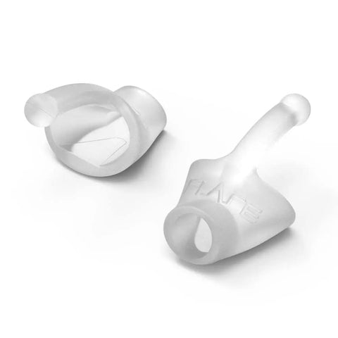 Translucent Calmer Kids Ear Plugs For Noise Relief And Focus No Muffling Reusable Soft Silicone rounded design.