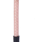 Close-up of the Red Bendable High Gain 5.8GHz LHCP Antenna For RC Drones Directional FPV Antenna With UFL Connector 3dBi Boost