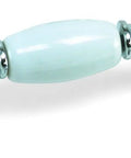 First Family 3 Inch Cabinet Pull Chrome With White Inset Featuring Zinc Die Cast Construction And Ceramic Base For Durability