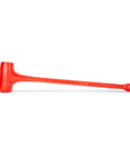 Heavy Duty 12 Pound Dead Blow Hammer With Orange Polyurethane Head Round Ergonomic Grip 36 And A Half Inch Length Non Mar Shock Absorbing