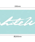Graphite Works Cutting Sheet White For Rod Workshop, 11.6 By 2.8 Inch Cut-Out Surface With 11.2 By 2.4 Inch Logo Area