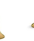 Occasion Lever Bathroom Sink Faucet Handles in Vibrant Brushed Moderne Brass with Two Hot and Cold Ceramic Disc Valve Levers.