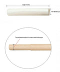 Three Piece Wood Pole Connectors for Canvas Kids Teepee Fits 0.76 Inch Joint Poles Inner Diameter 0.78 Length 5.9 Inches diagram