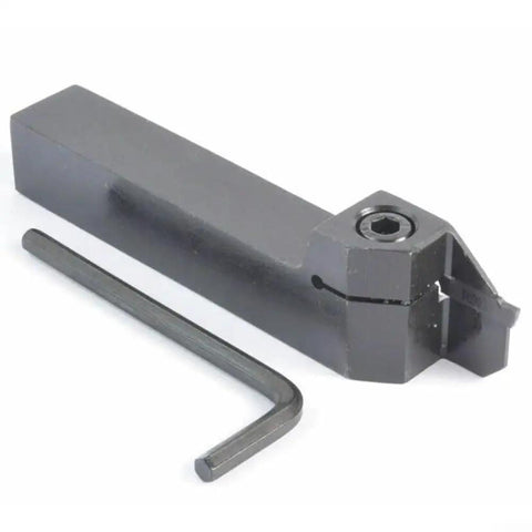 External Grooving Turning Tool Holder Kit with MGMN150-G Carbide Inserts, 100mm Shank, 16mm Diameter, wrench included