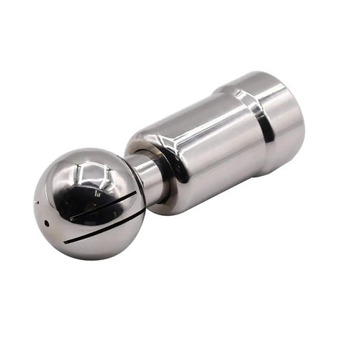 Pro Grade CIP Tank Cleaning Ball With 360 Degree Spray Pattern Half Inch Female NPT Thread Stainless Steel 304 38mm Ball