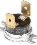 Protective Thermostat 00-267563-00002 For Commercial Food Service Equipment Replacement Part, shown with metal connectors