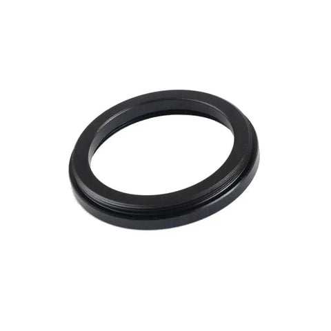Beefy Aluminum M48 To M42 Thread Adapter Ring 0.75mm for telescope, CNC machined 6061 aluminum, lightweight black connector.