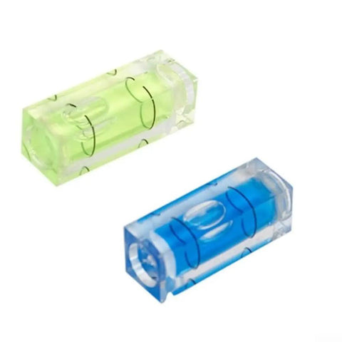 Horizontal for spirit Level, Precision Bubble for Ceiling Picture Hanging, dual color green and blue, compact size.