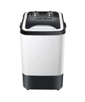 Slick 14 Lb Portable Washer Dryer Combo For Dorms And Rv Fits Any Sink Spin Cycle Compact Laundry Machine in white and black.