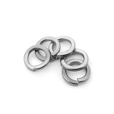 Heavy Duty Stainless Steel Spring Lock Washers Set M1.6 Through M27 Sizes, Pack Options 2 To 200 Pieces, Corrosion Resistant