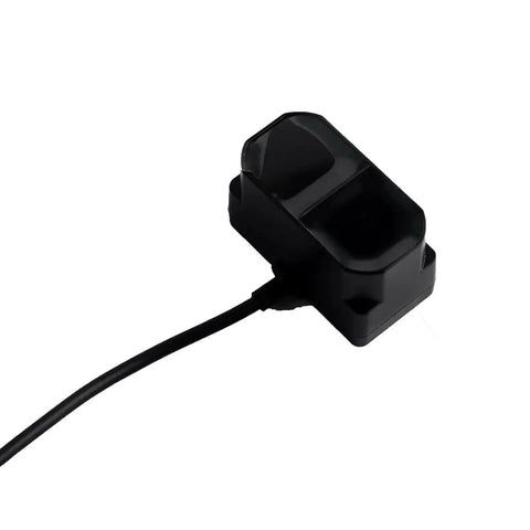 TFmini Plus Micro LiDAR Range Finder Sensor For Arduino with 0.1 Meter to 12 Meter range, black, side view with cable