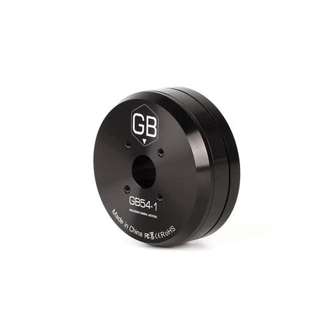 Badass High Torque Low Speed Gimbal Motor Gb54 1 Kv33 Brushless Camera Servo round black body view with label