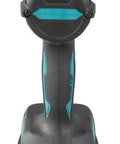 Top Shelf 18V Brushless Cordless Combi Drill Featuring Hammer Drilling 13Mm Chuck Two Speed Control And 21 Torque Settings viewed from the top.