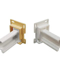 Hella Easy Install Rv Drawer Slide Sockets Featuring Question Mark Shape And Four Way Adjustable Base To Max Out Your Cabinetry Space Perfect For Side Mounted Drawers Without Hassle Of Complicated Rig Mounting, showing white and yellow sockets.