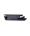 Flush Panel Slide Latch Push To Close For 1.6mm Panel Thickness And 6.4mm Grip Black Finish Durable ABS Body With Stainless Steel Spring