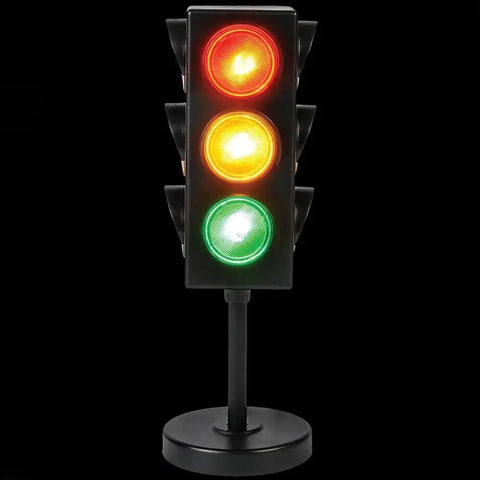 8 Inch Traffic Light Table Lamp That Delivers Major Vibe With Bright Red Green And Yellow Signals A Totally Fun Quirky Decor Piece