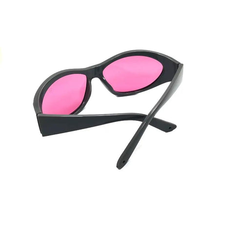 Pro Grade Near Infrared Laser Safety Glasses Locked In Sharp OD5 Plus Shield For 755Nm And 808Nm Diodes Clear Lens side view image.