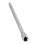 Pro Grade Chrome Vanadium Socket Extension Set With One Quarter Inch, Three Eighths Inch And One Half Inch Wobble Extensions, Spring Loaded Ball Detent, Knurled Grip, Rustproof Auto Mechanic Tool Kit For Offsets And Tight Spots, chrome vanadium extension with knurled grip