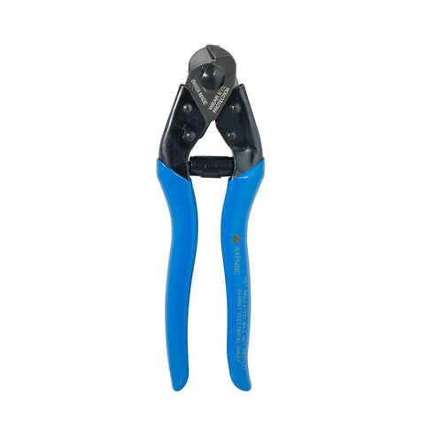 Beefy Heavy Duty Cable Cutter for ACSR and Hardened Wire Center Cut Jaws Locking Handles for Easy Storage Plastic Coated Grips