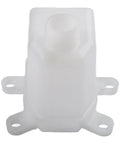 Top view of white plastic Oil Storage Tank Reservoir for outdoor power equipment replacement.