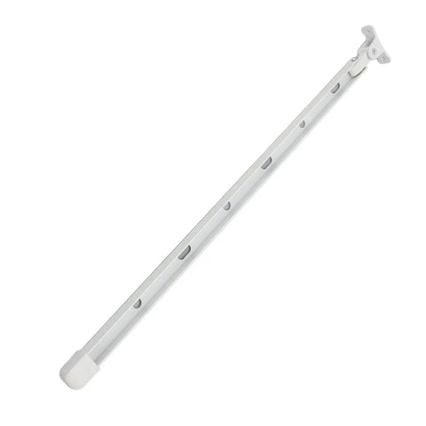 Durable Aluminum Greenhouse Window Vent Opener Bar Kit With 6 Screws For Easy, Precise Temperature Control On Most Greenhouse Windows And Roof Vents White Finish Ready To Install