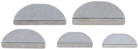 Drop In Woodruff Keys Set for Automotive Engines, Natural Finish, Size 13125, Durable Replacement Key Kit for Timing Gears and Sprockets