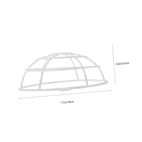 Premium Stainless Steel Fire Sprinkler Head Deflector, 7.1in x 2.6in, white guard for protecting sprinkler from damage