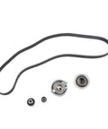 Timing Belt And Water Pump Kit Combo Fits 2012 Through 2014 2.0L Diesel Turbo Engines With Full Repair Toolset For Pro Gearheads Who Demand OEM Grade Precision And Durability To Stop Engine Gremlins On Their Turbos Today 03L109244 timing belt, pulleys, and water pump components