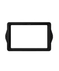 Heavy Duty 10.1 Inch Metal Resin Vat Replacement For Phrozen Sonic Mighty 8K 12K 14K 16K 3D Printers overhead view of black replacement vat.