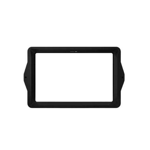 Heavy Duty 10.1 Inch Metal Resin Vat Replacement For Phrozen Sonic Mighty 8K 12K 14K 16K 3D Printers overhead view of black replacement vat.