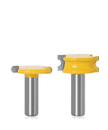 Kick Your Woodworking Into High Gear With This Awesome 2-Pc Router Bit Set Featuring Flute And Bead Profiles for edge shaping.