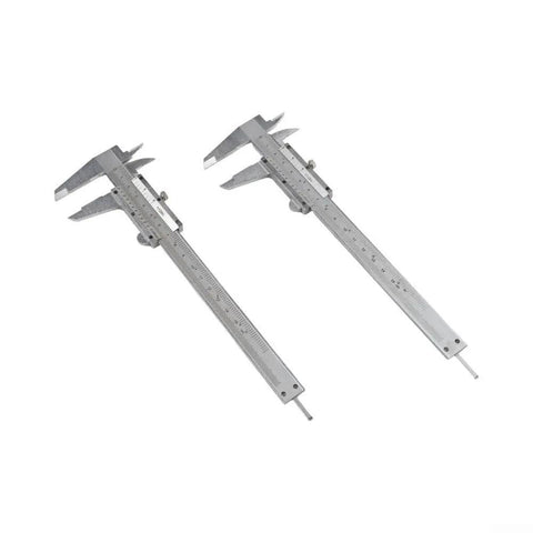 Digital Oil Level Caliper set with dual scales, made of carbon steel, showing measurement indicators for precise readings.
